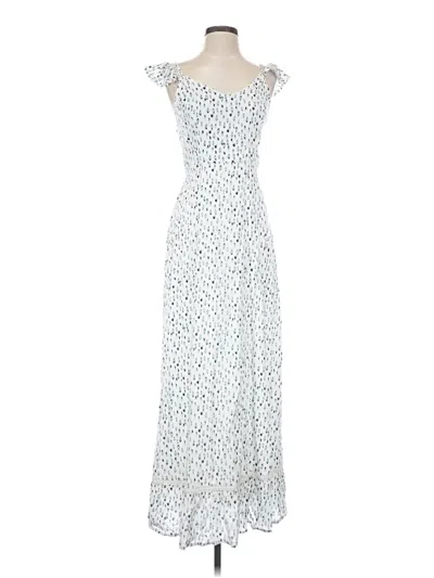 Pre-owned Japna Casual Dress In White