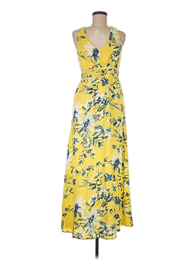 Pre-owned Japna Casual Dress In Yellow