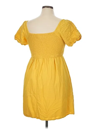 Pre-owned Japna Casual Dress In Yellow