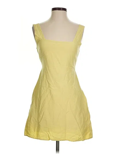 Pre-owned Japna Casual Dress In Yellow