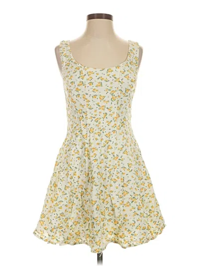 Pre-owned Japna Casual Dress In Yellow