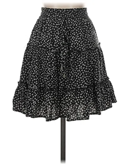Pre-owned Japna Casual Skirt In Black