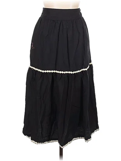 Pre-owned Japna Casual Skirt In Black