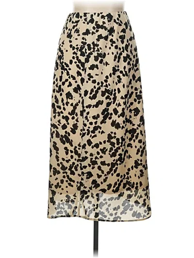 Pre-owned Japna Casual Skirt In Gold