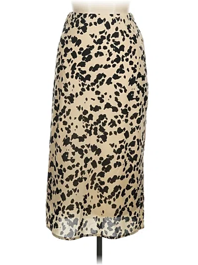 Pre-owned Japna Casual Skirt In Gold