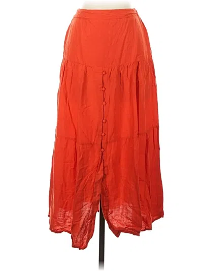 Pre-owned Japna Casual Skirt In Orange