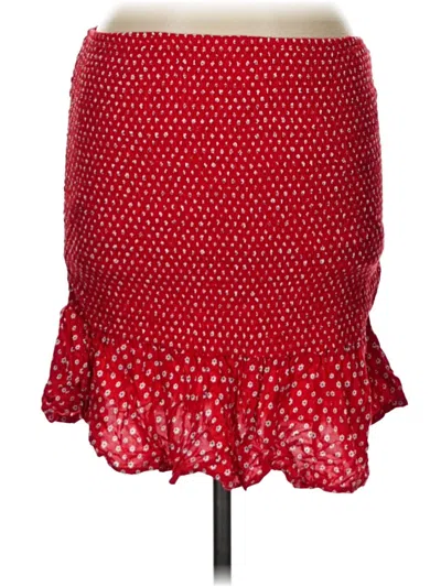 Pre-owned Japna Casual Skirt In Red