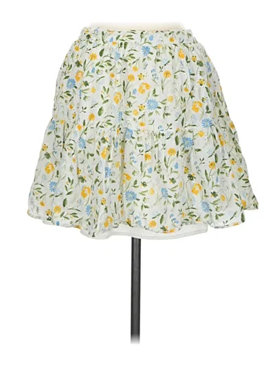 Pre-owned Japna Casual Skirt In Yellow