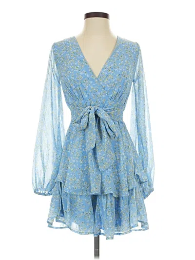 Pre-owned Japna Cocktail Dress In Blue