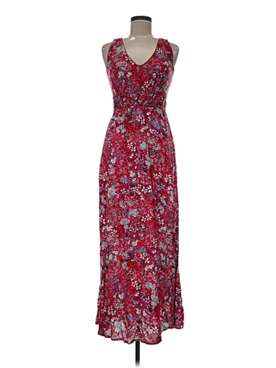 Pre-owned Japna Cocktail Dress In Burgundy