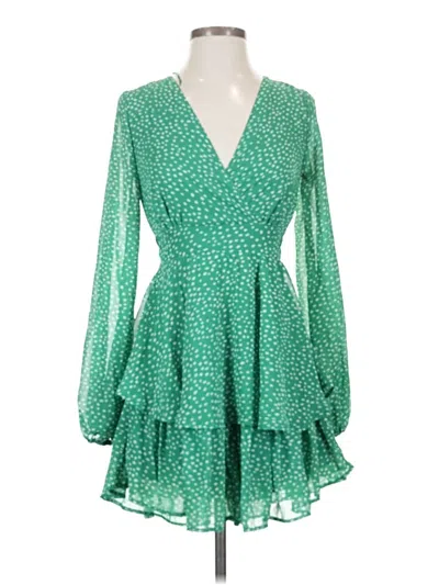 Pre-owned Japna Cocktail Dress In Green