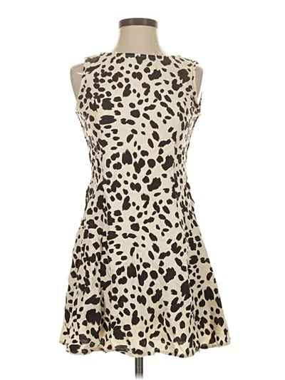 Pre-owned Japna Cocktail Dress In White