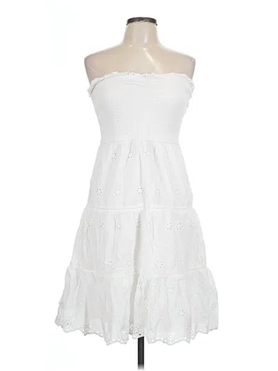 Pre-owned Japna Cocktail Dress In White