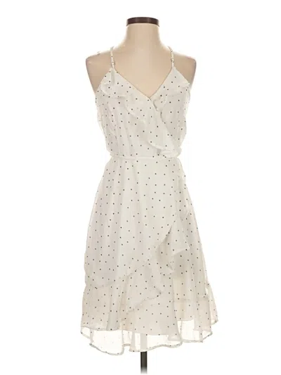 Pre-owned Japna Cocktail Dress In White