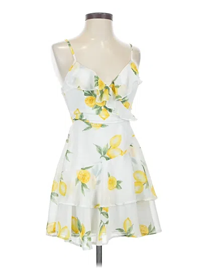 Pre-owned Japna Cocktail Dress In Yellow