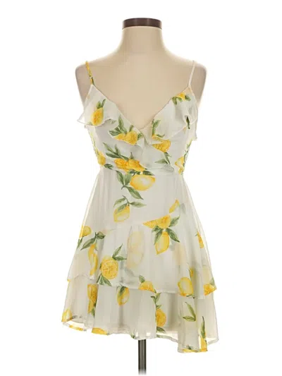 Pre-owned Japna Cocktail Dress In Yellow