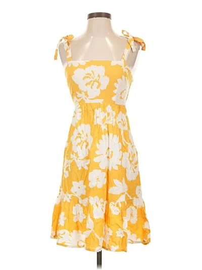 Pre-owned Japna Cocktail Dress In Yellow