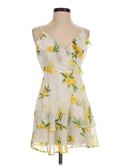 Pre-owned Japna Cocktail Dress In Yellow