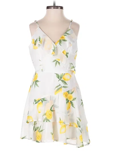 Pre-owned Japna Cocktail Dress In Yellow
