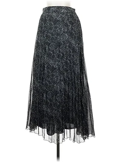 Pre-owned Japna Formal Skirt In Silver