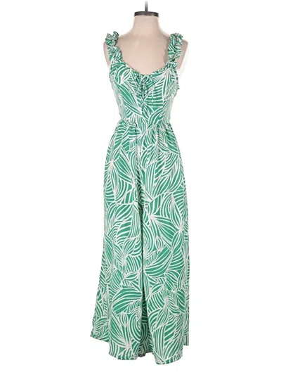 Pre-owned Japna Jumpsuit In Green