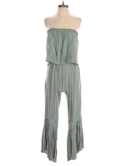 Pre-owned Japna Jumpsuit In Green