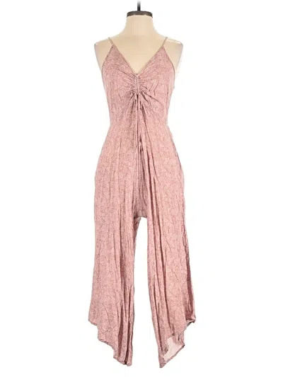 Pre-owned Japna Jumpsuit In Pink