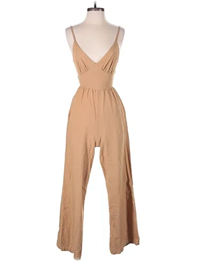 Pre-owned Japna Jumpsuit In Tan