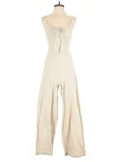Pre-owned Japna Jumpsuit In White