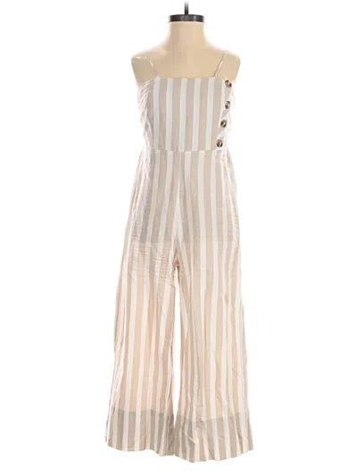 Pre-owned Japna Jumpsuit In White