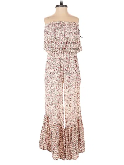 Pre-owned Japna Jumpsuit In White