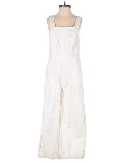 Pre-owned Japna Jumpsuit In White