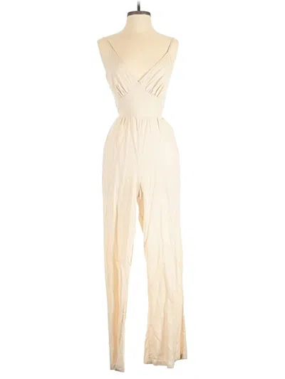 Pre-owned Japna Jumpsuit In White