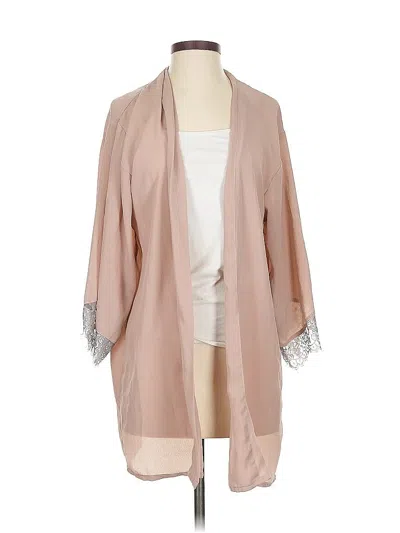 Pre-owned Japna Kimono In Tan