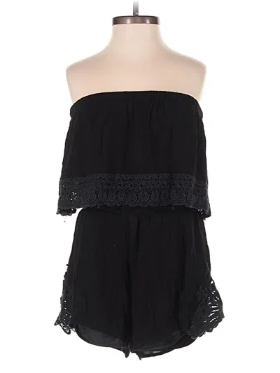 Pre-owned Japna Romper In Black
