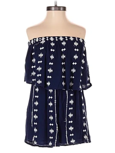 Pre-owned Japna Romper In Blue