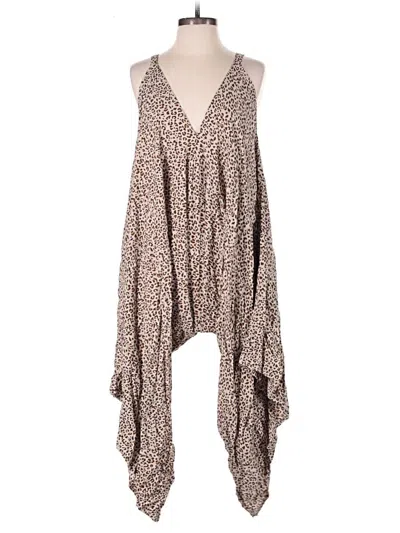Pre-owned Japna Romper In Brown