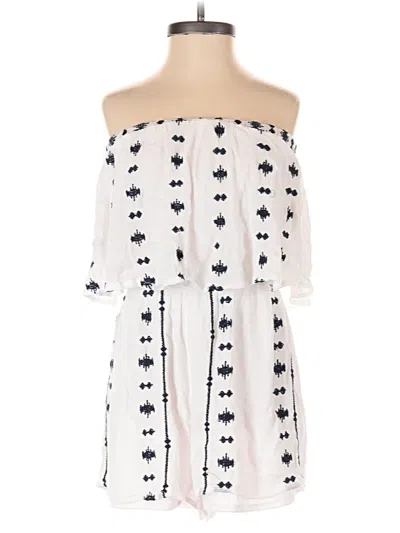 Pre-owned Japna Romper In White