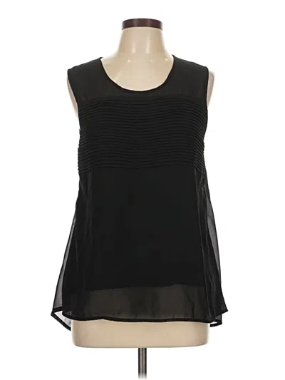 Pre-owned Japna Sleeveless Blouse In Black
