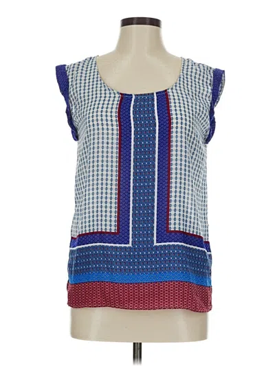 Pre-owned Japna Sleeveless Blouse In Blue