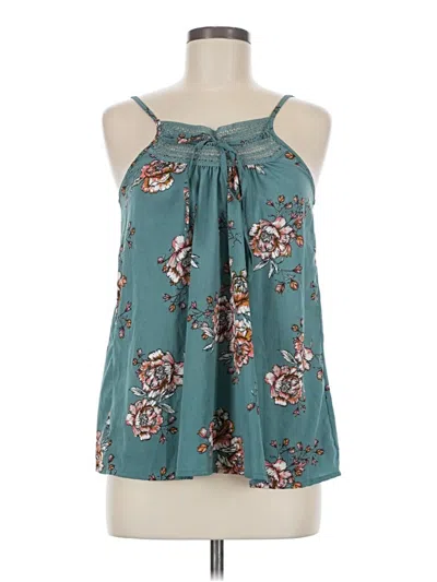 Pre-owned Japna Sleeveless Blouse In Blue