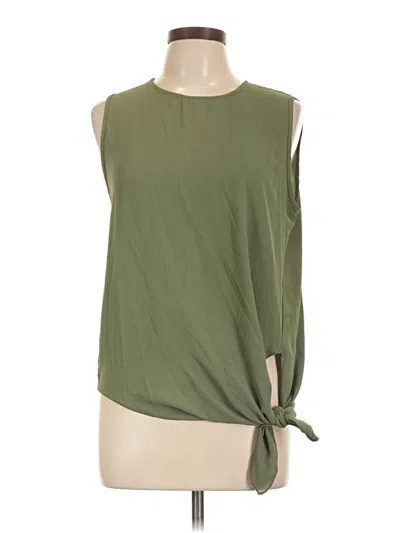 Pre-owned Japna Sleeveless Blouse In Green