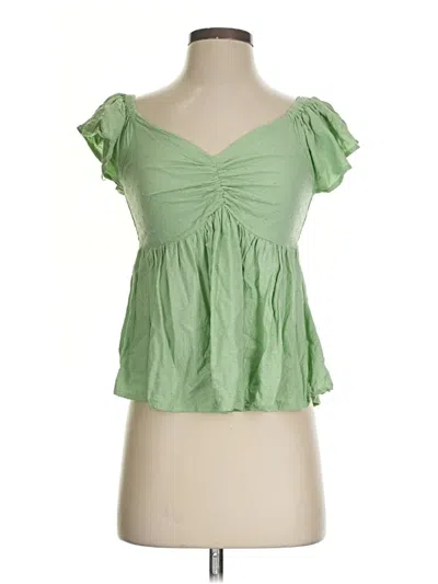 Pre-owned Japna Sleeveless Blouse In Green