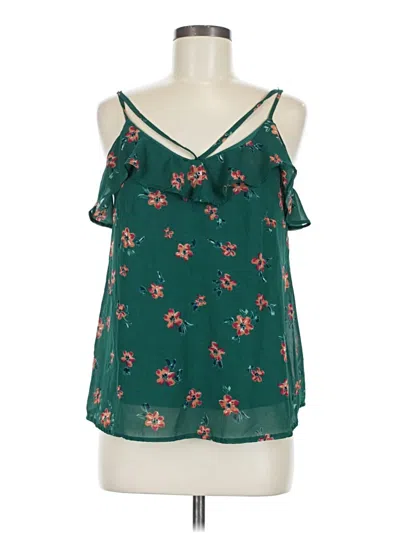 Pre-owned Japna Sleeveless Blouse In Green