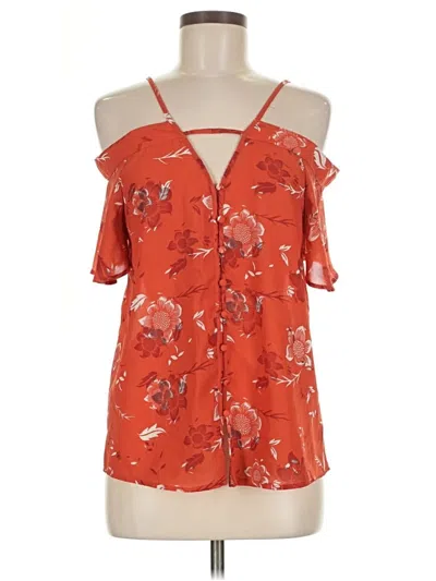 Pre-owned Japna Sleeveless Blouse In Orange