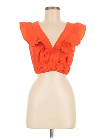 Pre-owned Japna Sleeveless Blouse In Orange