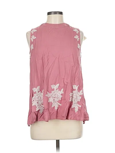 Pre-owned Japna Sleeveless Blouse In Pink