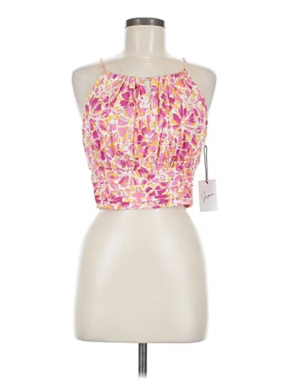 Pre-owned Japna Sleeveless Blouse In Pink