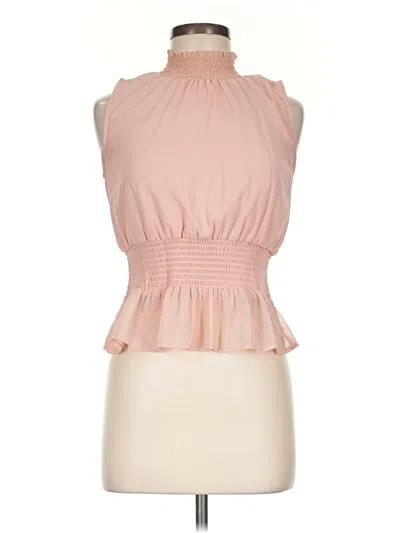 Pre-owned Japna Sleeveless Blouse In Pink