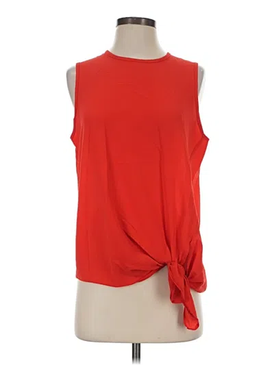 Pre-owned Japna Sleeveless Blouse In Red